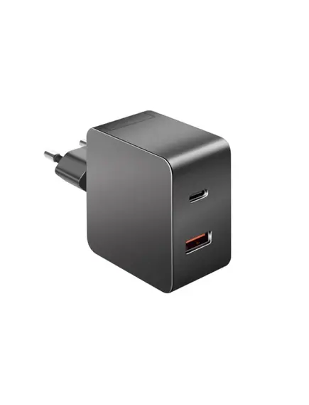დამტენი: Logilink PA0310 Dual USB charger set 1x USB-C 1x USB-A 45W Black-image2 | Hk.ge