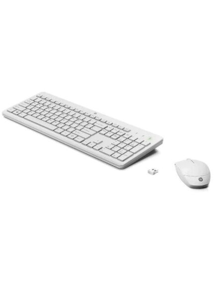 კლავიატურა + მაუსი Mouse/ HP 230 WL Mouse+KB Combo WHT RUSS (3L1F0AA)-image2 | Hk.ge