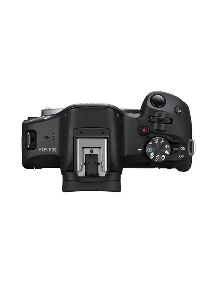 ციფრული ფოტოაპარატი Digital Camera/ Canon EOS R50 Mirrorless Camera with 18-45mm Lens (Black)-image4 | Hk.ge