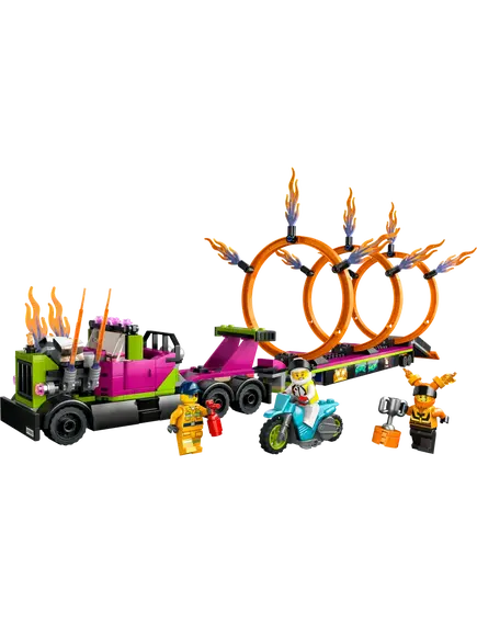 LEGO City Stuntz Stunt Truck & Ring of Fire Challenge-image | Hk.ge