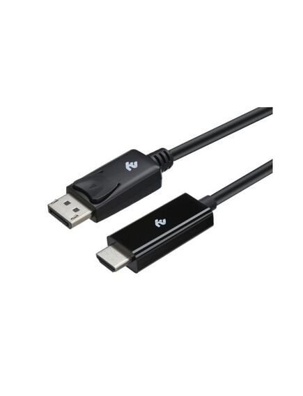 კომპიუტერის კაბელი 2E Cable 2Е Displayport - HDMI (AM/AM), black, 1.8m 2E-W1705-image | Hk.ge