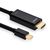 HDM კაბელი UGREEN MD101 (20848) mini DP male to HDMI cable black/ 1.5M Mini Display to HDMI-image3 | Hk.ge