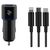 USB დამტენი Car Charger dual USBx2.1A + Cable 3 in 1 (USB--Micro/Lightning/Type C) 2E-ACR01-C3IN1-image2 | Hk.ge