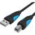 ადაპტერი Vention VAS-A16-B800 USB2.0 A Male to B Male Print Cable with 2*Ferrite Core 8M Black VAS-A16-B800-image | Hk.ge