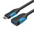 USB ადაპტერი VENTION VAS-A51-B010 USB3.0 A Female to Type-C Male OTG Cable 0.1M Black VAS-A51-B010-image2 | Hk.ge