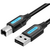 პრინტერის კაბელი Cable/ AM-BM/ VENTION COQBF USB 2.0 A Male to B Male Printer Cable 1M Black PVC Type-image | Hk.ge