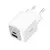 დამტენი: Logilink PA0320SB Dual USB charger set 1x USB-C 1x USB-A 20 W white-image2 | Hk.ge